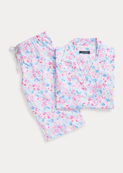 Dámské Pyžamo Ralph Lauren Cotton Bermuda - 91327-DRUK